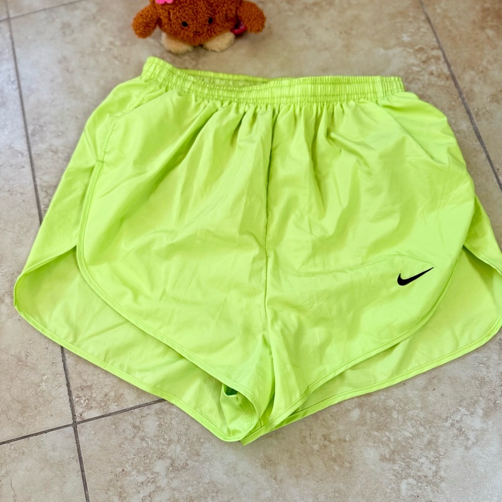 Nike Women's Bright Lime DriFit  Shorts